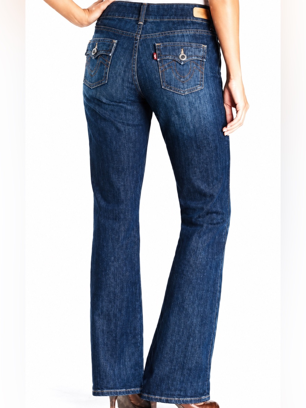 LEVI’S 516 Women's Dark Blue Wash Boot Cut Jeans — LHP